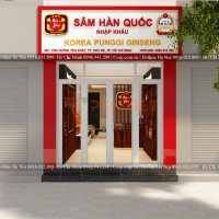 Thiết kế cửa hàng Sâm Yến Hàn Quốc